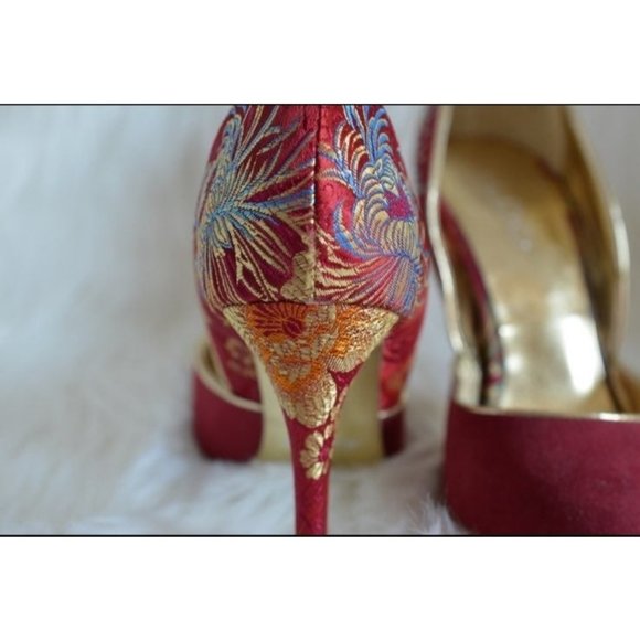 Aldo brand multicolored heels/pumps - Picture 4 of 8